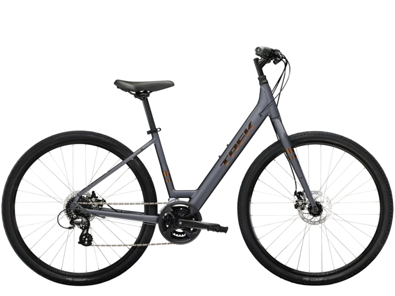 Trek 2023 Verve 1 low step: In Stock: Small/Galactic Grey $699.99